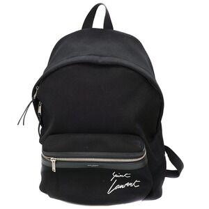 Saint Laurent City Backpack Black
